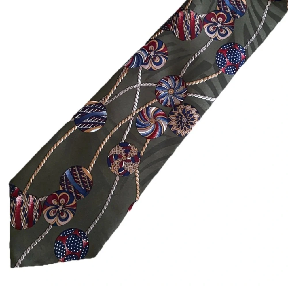 Pierre Balmain Paris Ornament Print Men's Tie